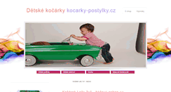 Desktop Screenshot of kocarky-postylky.cz